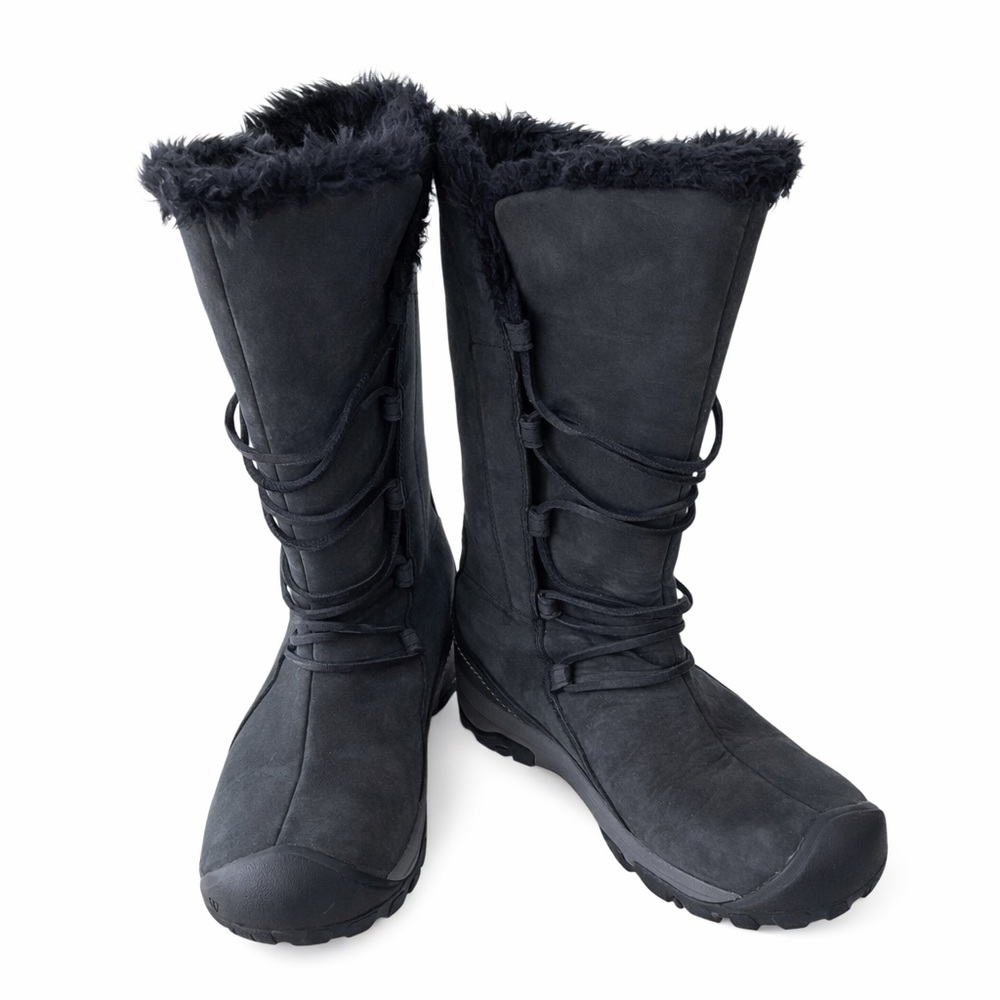 KEEN Brighton Waterproof Insulated Winter Boots Gray Womens 7 Cozy Snow - Picture 2 of 10